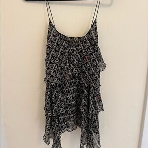 Thomas Wylde Skull Patterned Layered Top